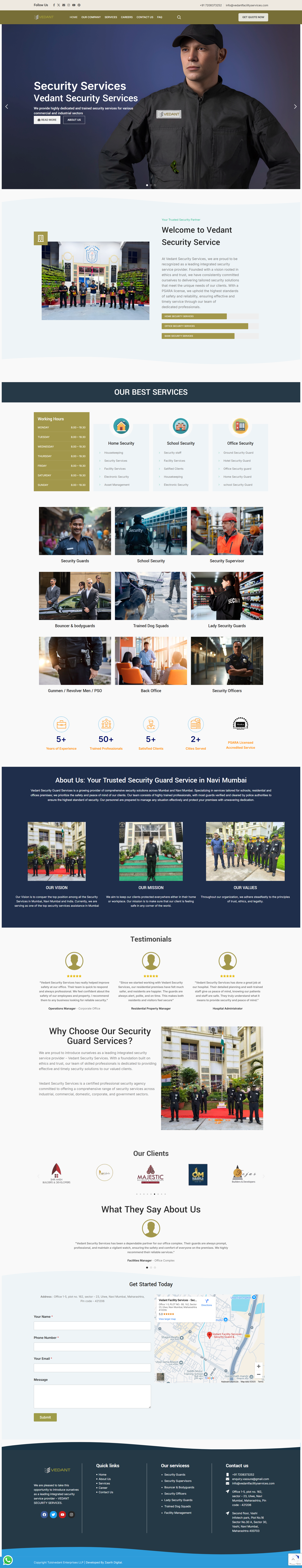 vedant facility services